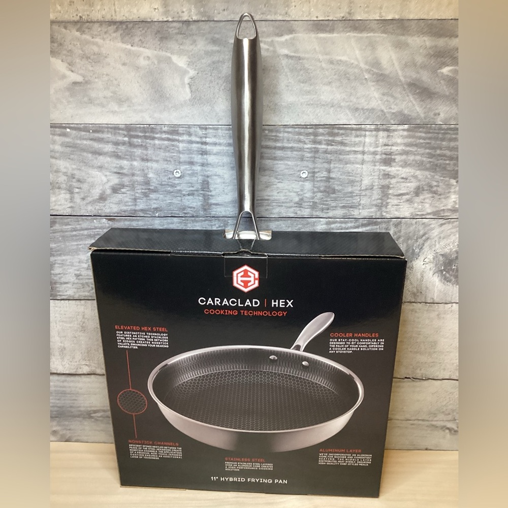 Caraclad Hex Cooking Technology 11” Hybrid Frying Pan - Picture 10 of 12